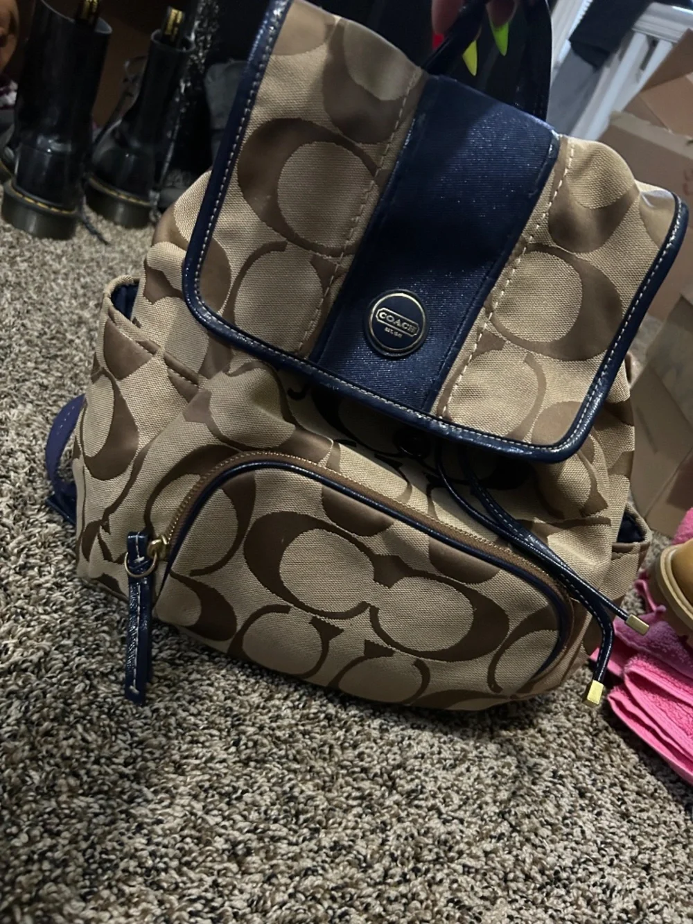 Coach Book Bag Purse - Picture 4 of 5